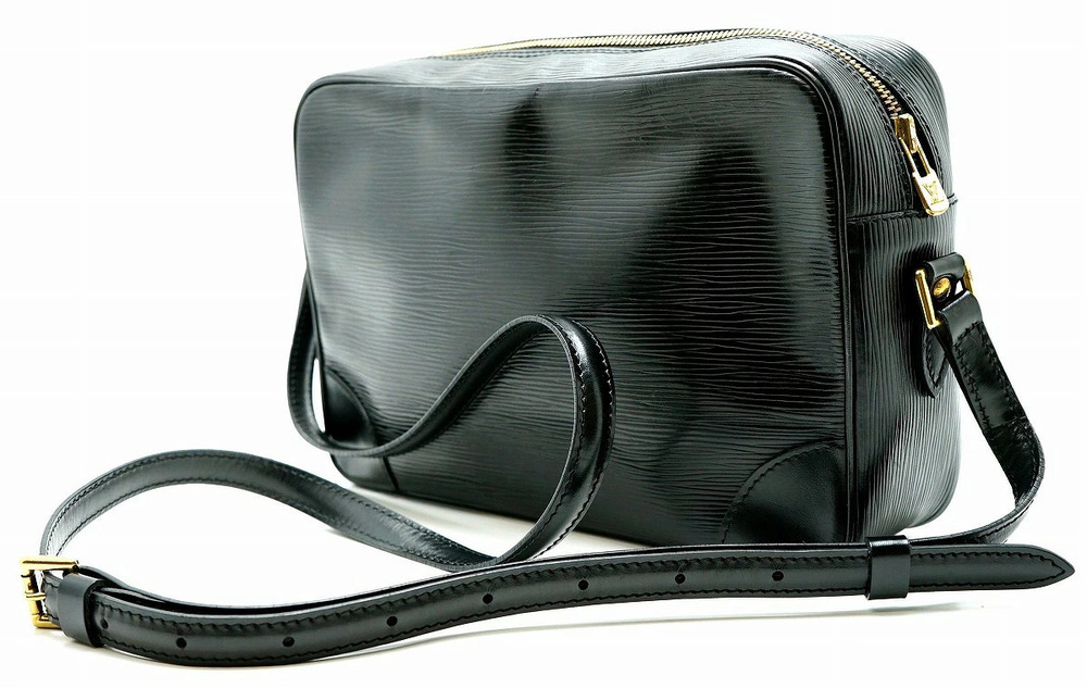Louis Vuitton Epi Shoulder Trocadero Black Crossbody Bag Leather Noir Black